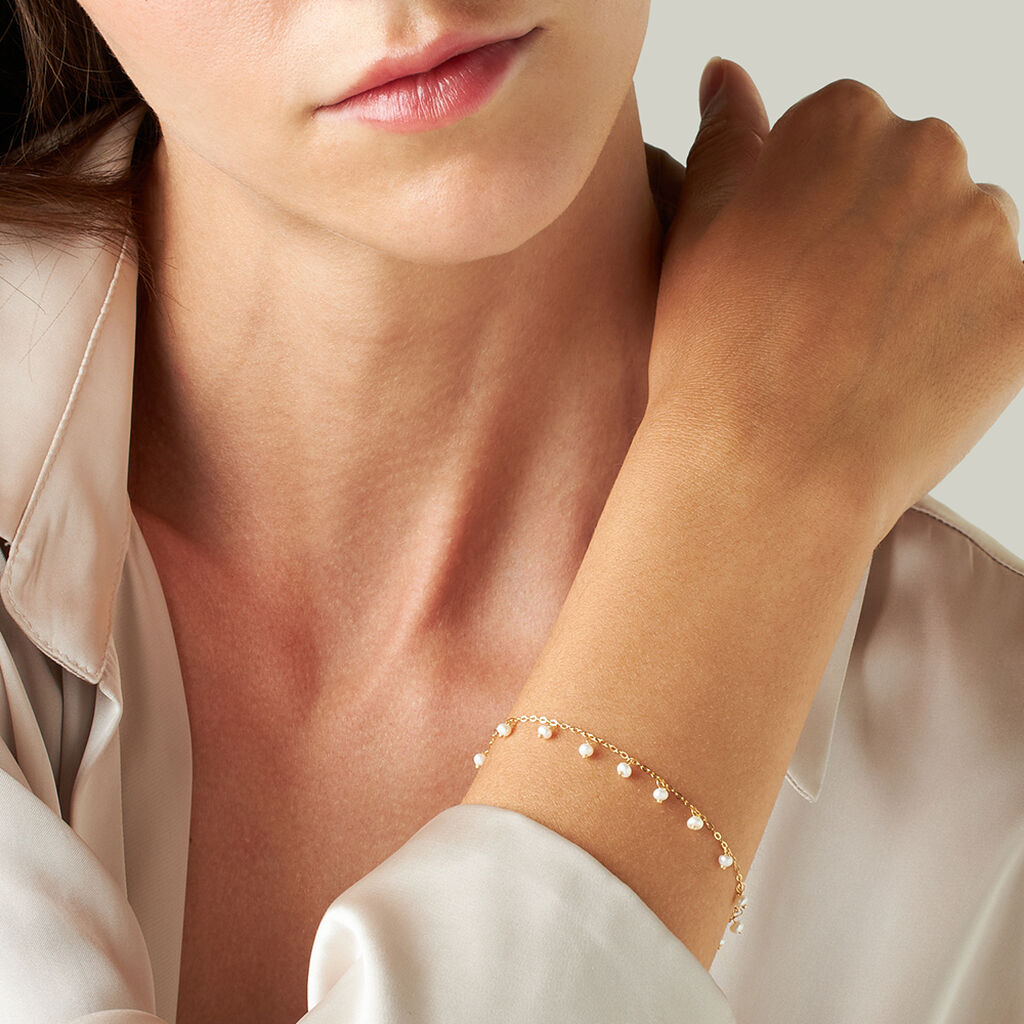 Bracciale Gabrielle Oro Giallo Perla D'Acqua Dolce - Bracciali Donna | Stroili