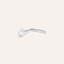 Piercing Naso Bon Ton Oro Bianco