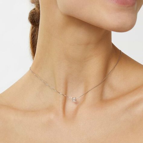 Collana Punto Luce Silver Elegance Argento Rodiato Cubic Zirconia - Collane Punto Luce Donna | Stroili
