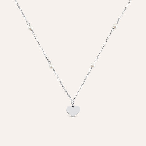 Collana Silver Pearls Argento Rodiato Perla sintentica - Collane Donna | Stroili