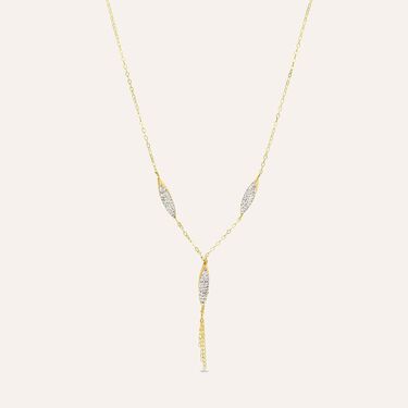 Collana Christelle Oro Giallo Cristallo