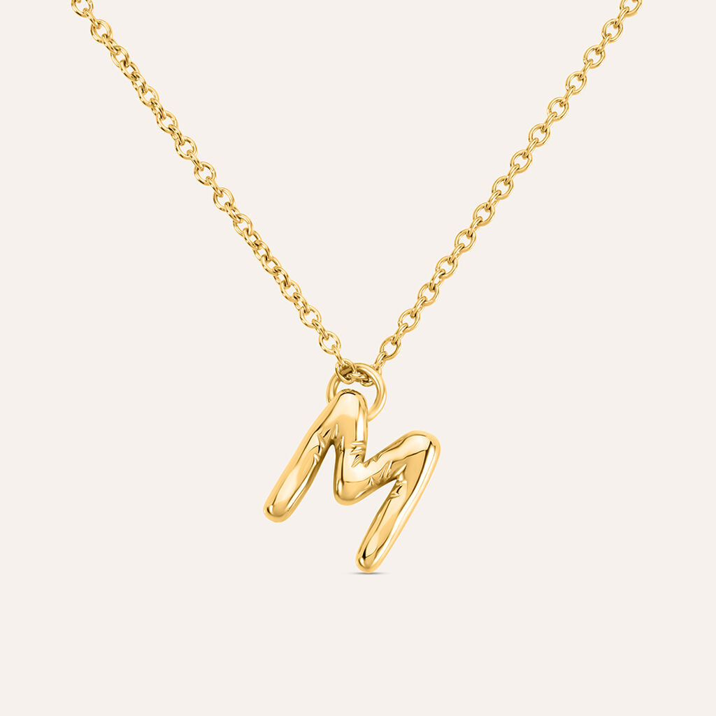 Collana Radiance Acciaio Dorato