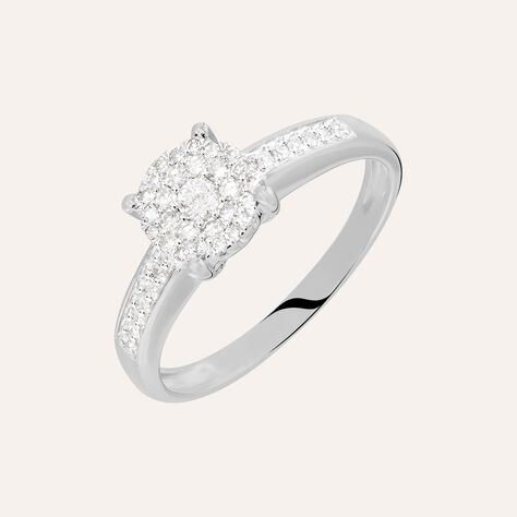 Anello Solitario Sophia Oro Bianco Diamante - Anelli con Pietre Donna | Stroili