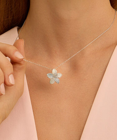 Collana Silver Shine Argento Rodiato Cubic Zirconia