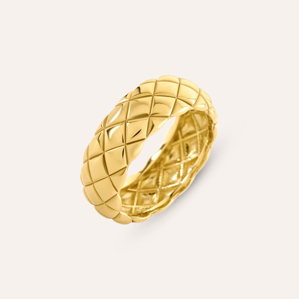 Anello Fantasia Desideria Argento Nobile Dorato