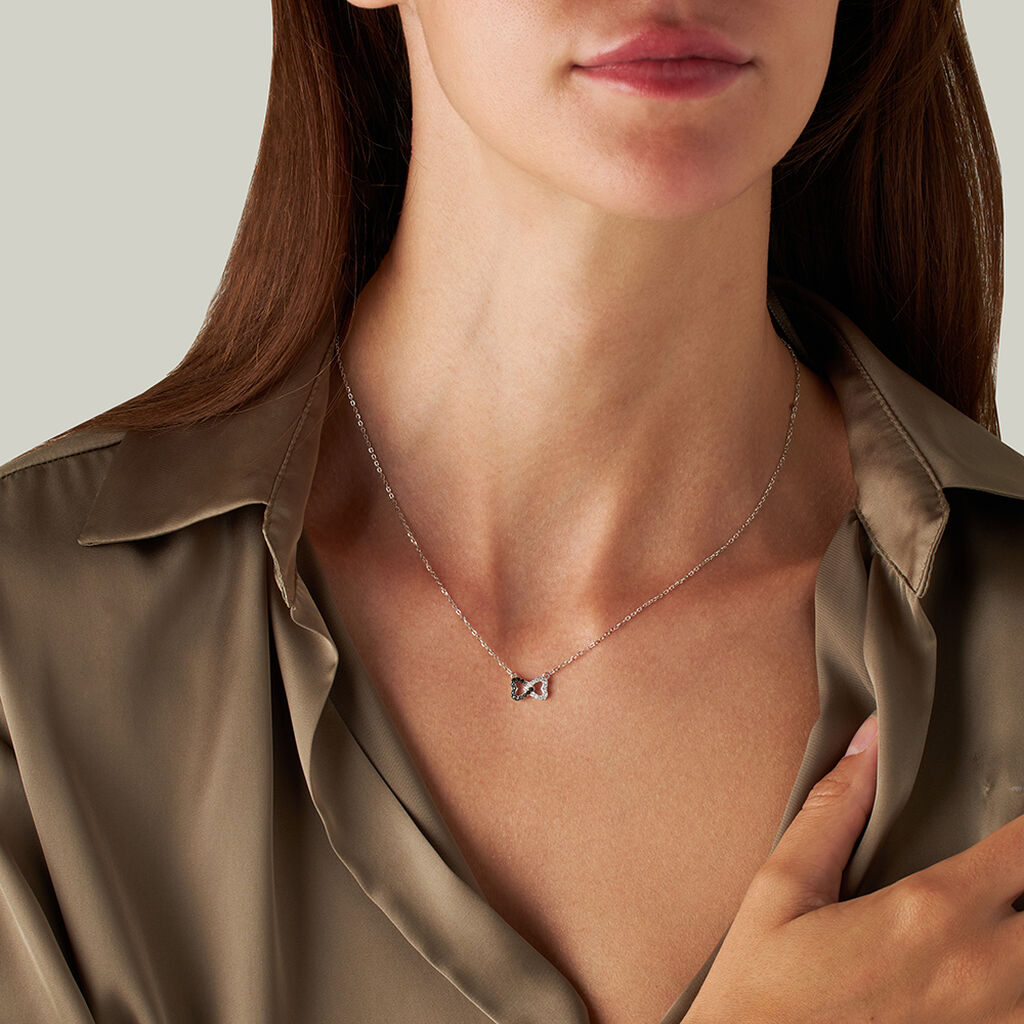 Collana Silver Shine Argento Rodiato Cubic Zirconia - Collane Donna | Stroili