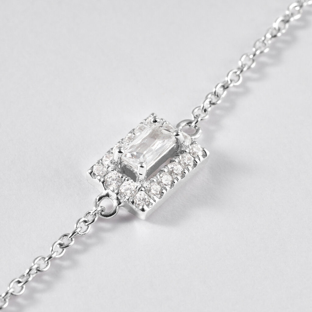 Bracciale Punto Luce Silver Elegance Argento Rodiato Cubic Zirconia - Bracciali Donna | Stroili