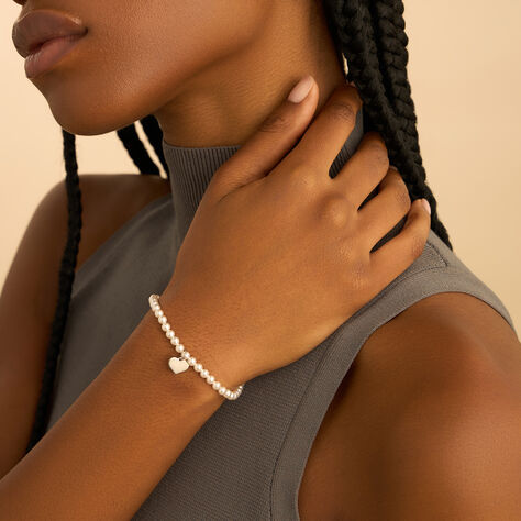 Bracciale Silver Pearls Argento Rodiato Perla sintentica - Bracciali con Incisione Donna | Stroili