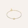 Bracciale Tennis Aura Acciaio Dorato Cubic Zirconia
