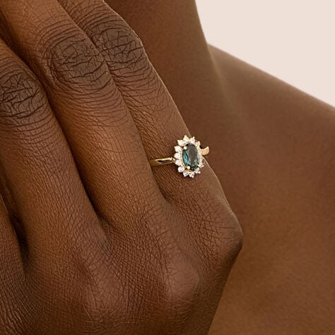 Anello Solitario Kate Amélie Oro Giallo Topazio Cubic Zirconia - Anelli con Pietre Donna | Stroili