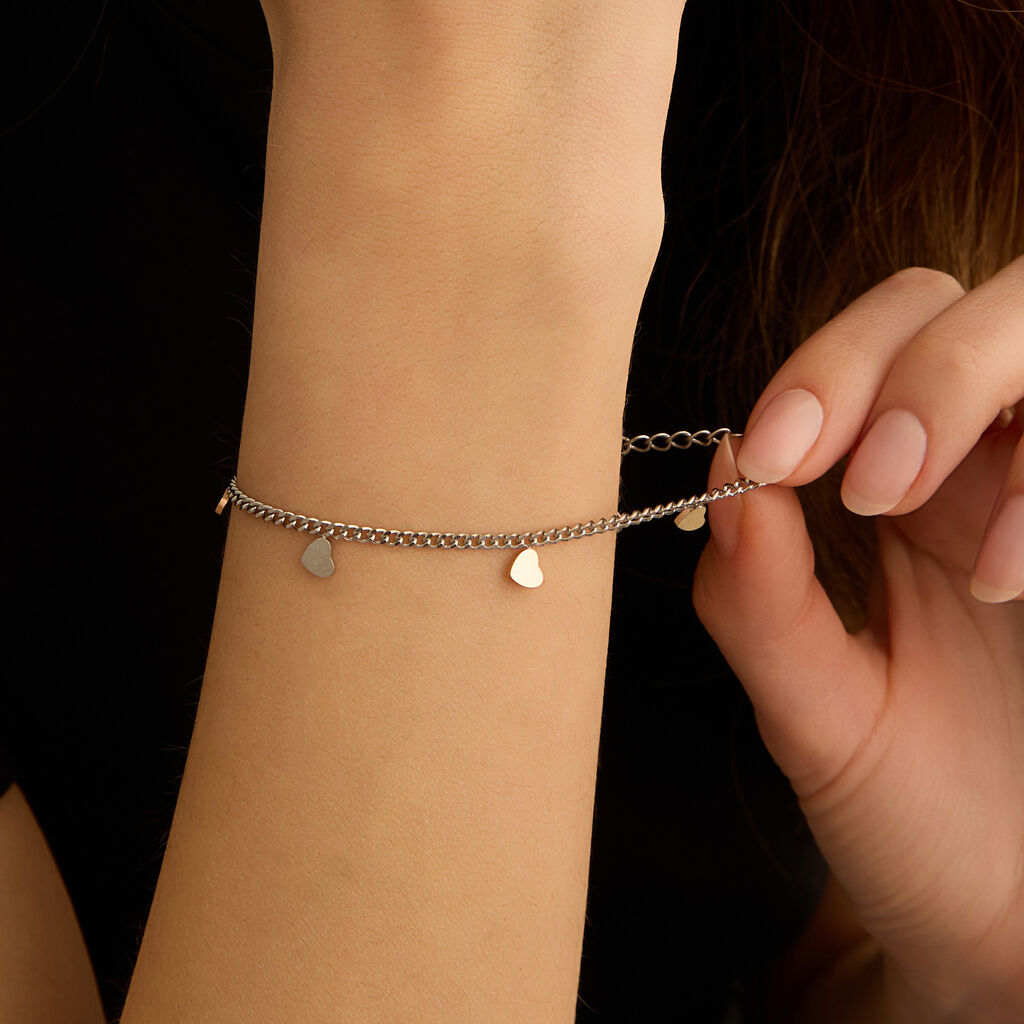 Bracciale Lady Chic Acciaio Bicolore - Bracciali Love Donna | Stroili