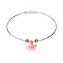 Pendente Love Beats Argento Rosa