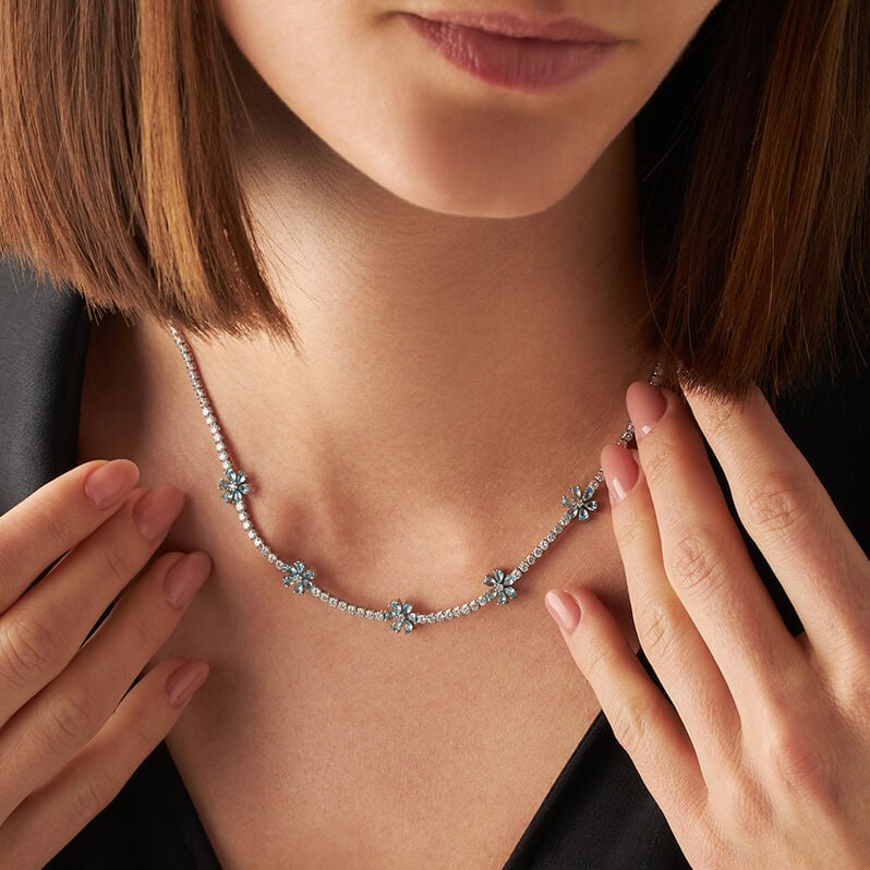 Collana Romantic Shine Ottone Cristallo - Collane Donna | Stroili