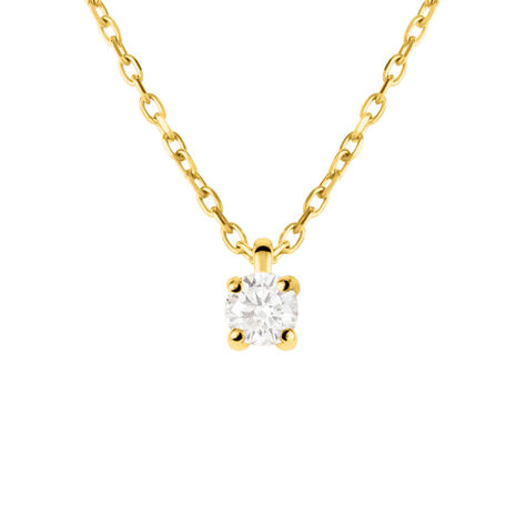 Collana Punto Luce Grace Oro Giallo Diamante - Collane Punto Luce Donna | Stroili