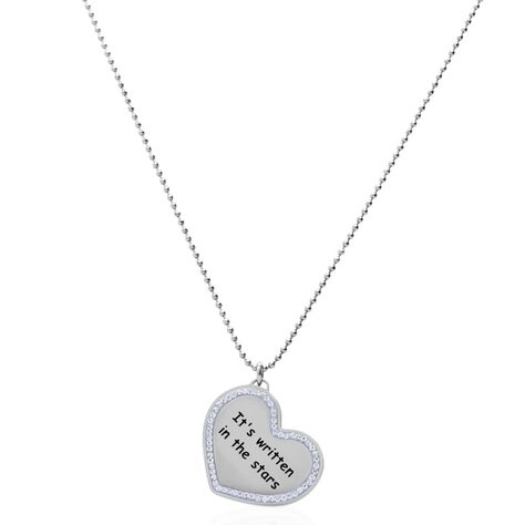 Collana con ciondolo in acciaio e strass It's written in the stars - Collane Donna | Stroili