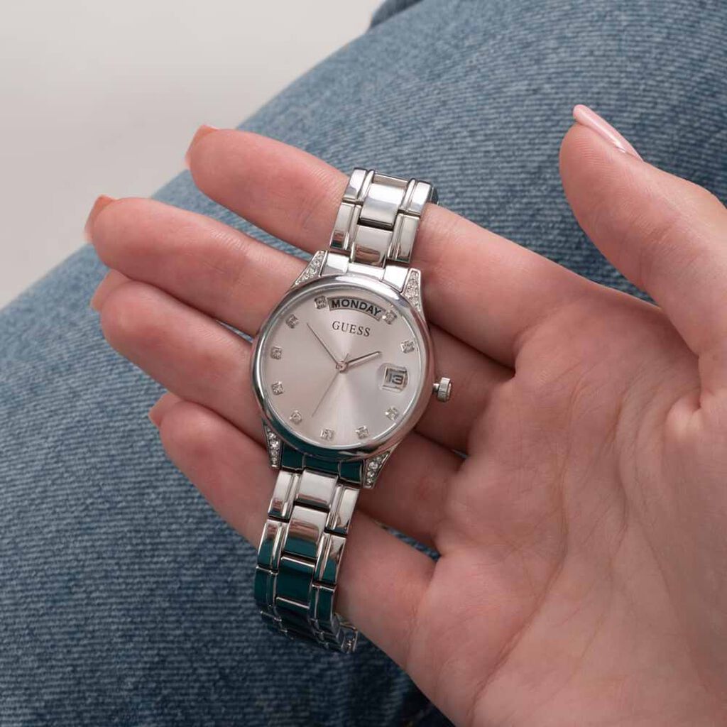 Orologio Al Quarzo Guess Mini Aura Gw0385l1 - Orologi con Datario Donna | Stroili