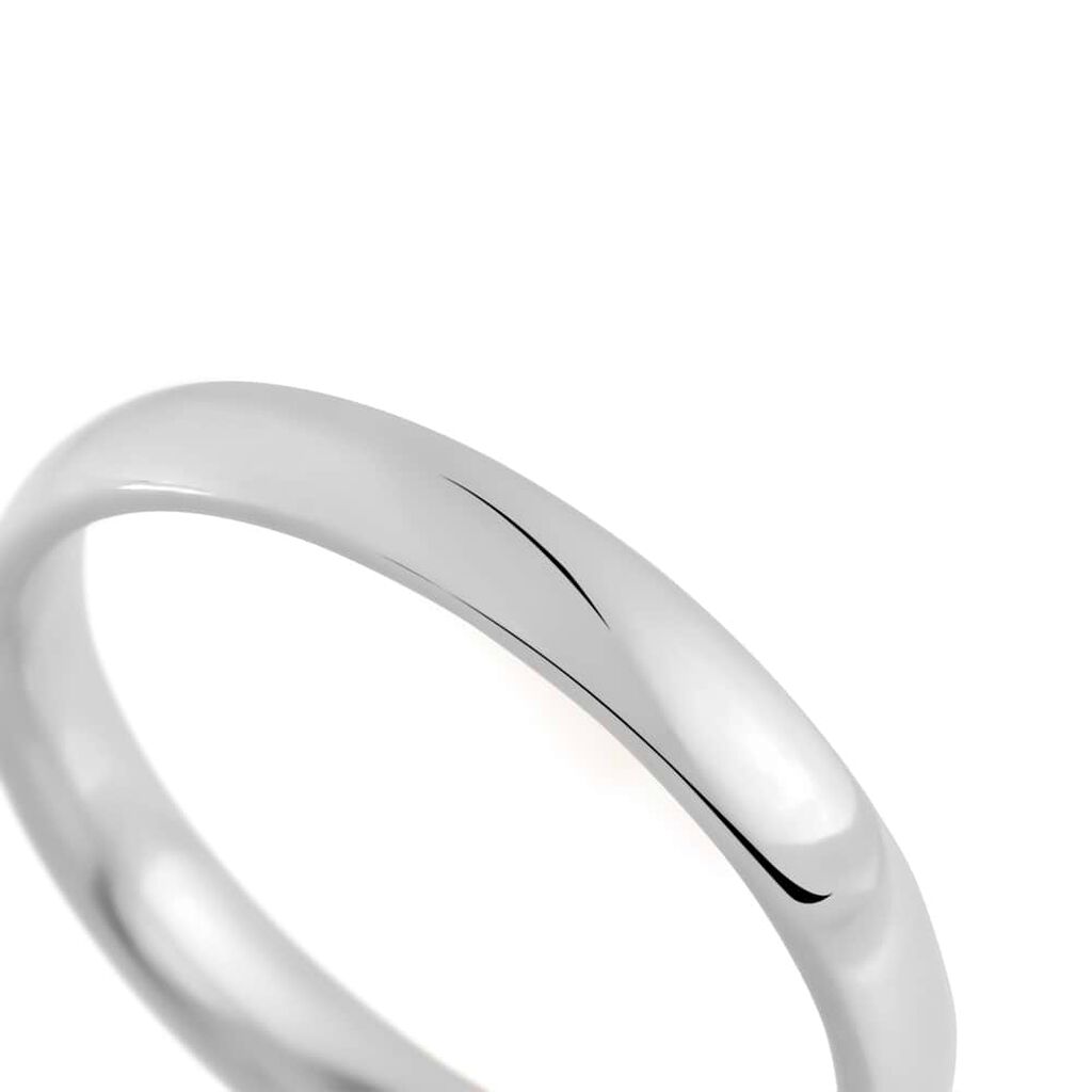 Fede Comoda Leggera 3 mm Oro Bianco