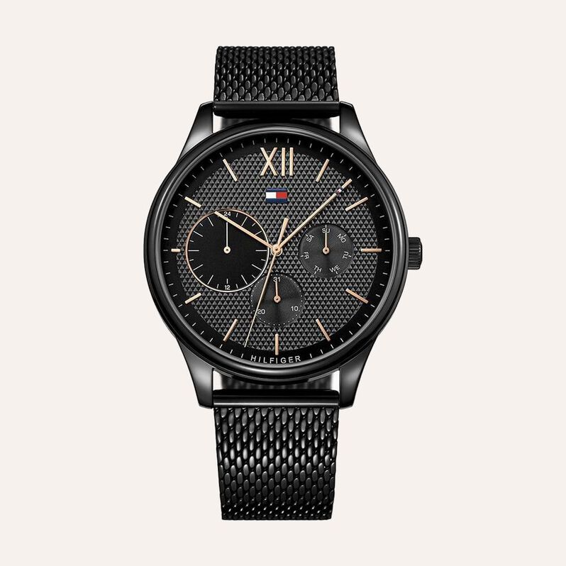 Orologio Al Quarzo Tommy Hilfiger Damon 1791420 - Orologi a Maglia Milanese Uomo | Stroili