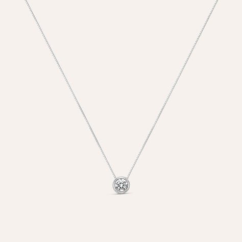 Collana Punto Luce Silver Elegance Argento Rodiato Cubic Zirconia - Collane Punto Luce Donna | Stroili