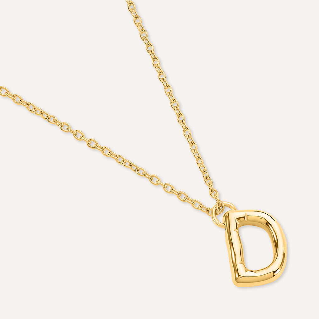 Collana Radiance Acciaio Dorato