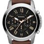 Orologio Cronografo Uomo Fossil Grant quadrante nero FS4813