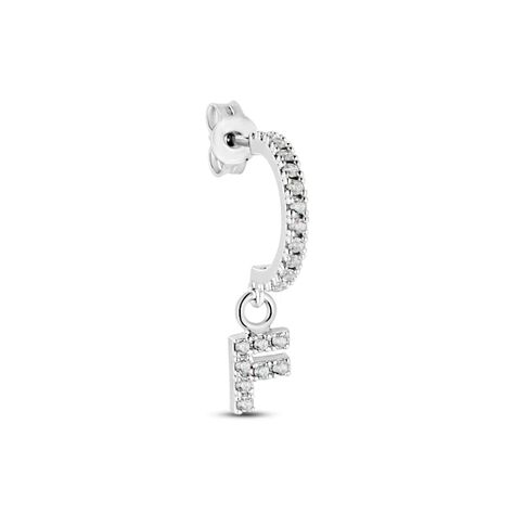 Mono Orecchino A Cerchio Silver Moments Argento Rodiato Cubic Zirconia - Mono Orecchino Donna | Stroili