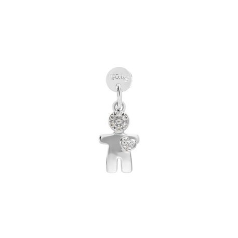 Pendente Love Beats Argento Rodiato Cubic Zirconia - Ciondoli Donna | Stroili