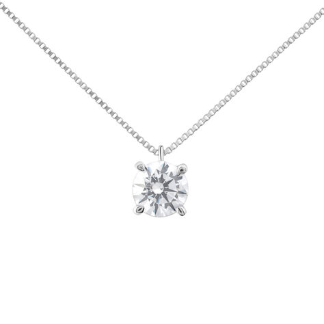 Collana Punto Luce Claire Oro Bianco Cubic Zirconia - Collane Punto Luce Donna | Stroili