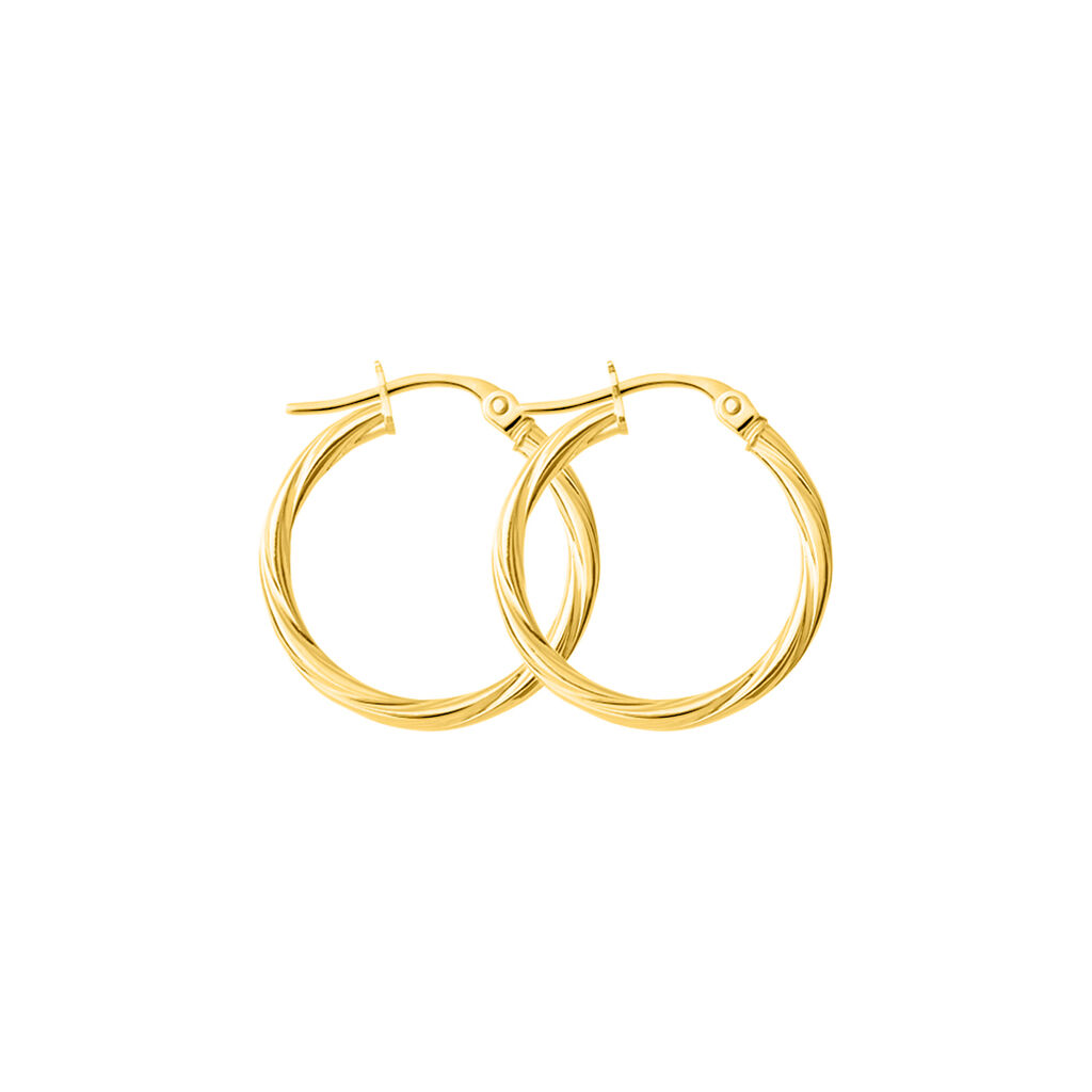 Orecchini A Cerchio Toujours Oro Giallo - Orecchini a Cerchio Donna | Stroili
