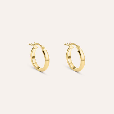 Orecchini A Cerchio Gold Essence Oro Giallo - Orecchini a Cerchio Donna | Stroili