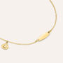 Bracciale Con Targhetta Holy Oro Giallo