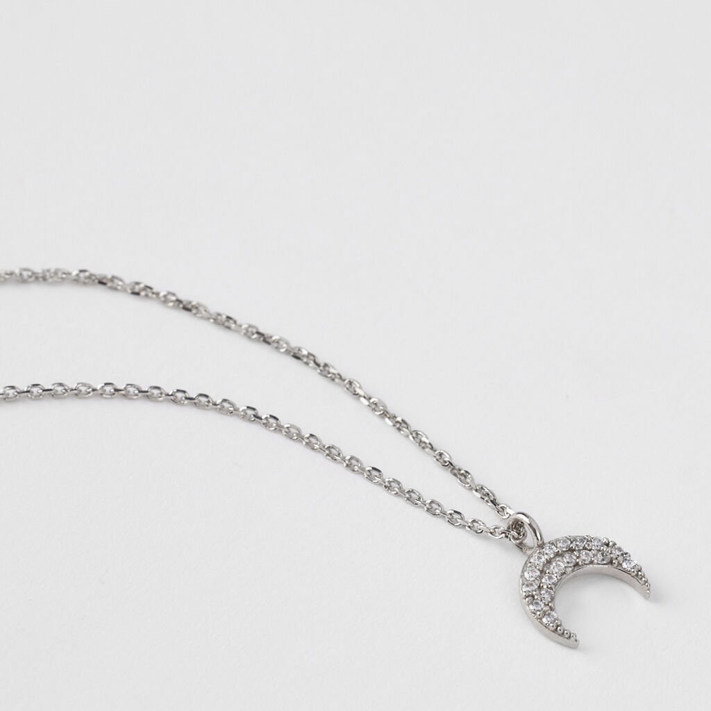 Collana Silver Moments Argento Rodiato Cubic Zirconia - Collane Donna | Stroili