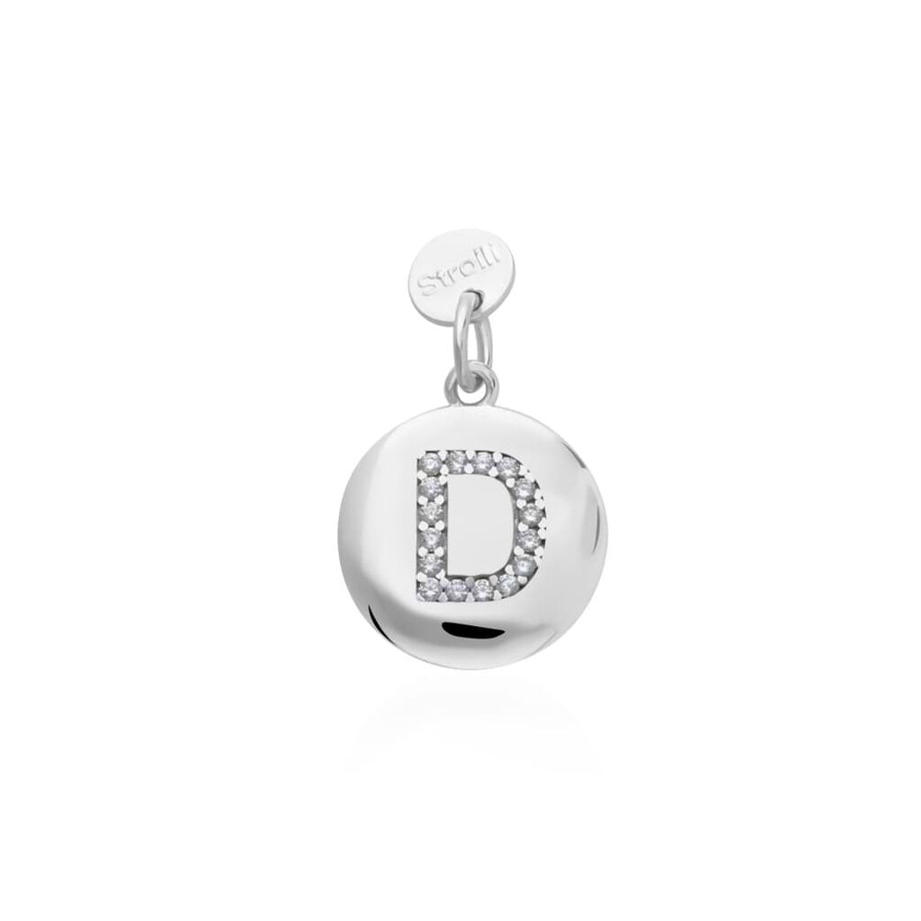 Pendente Love Beats Argento Rodiato Cubic Zirconia