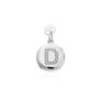 Pendente Love Beats Argento Rodiato Cubic Zirconia