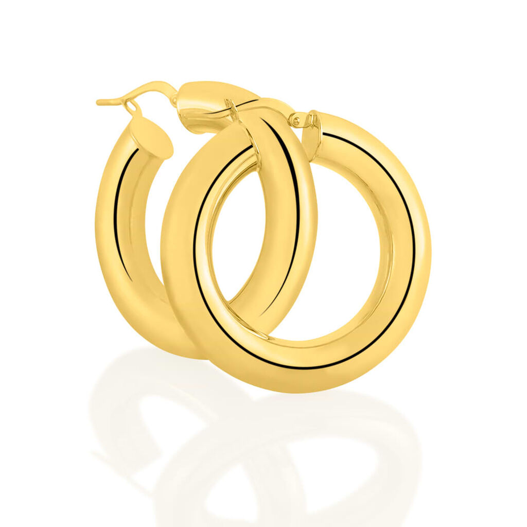 Orecchini A Cerchio Toujours Oro Giallo - Orecchini a Cerchio Donna | Stroili