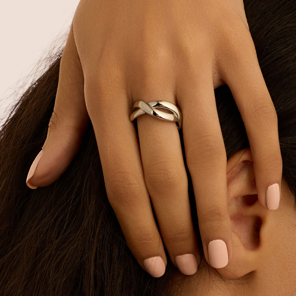 Anello Fascia Lady Code Acciaio - Anelli Moderni Donna | Stroili