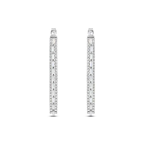 Orecchini Pendenti Tennis Romantic Shine Metallo Cristallo - Orecchini Pendenti Donna | Stroili