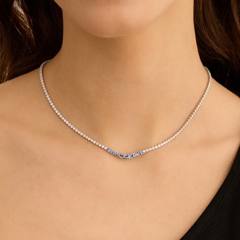 Collana Tennis Romantic Shine Metallo Cristallo - Collane Tennis Donna | Stroili