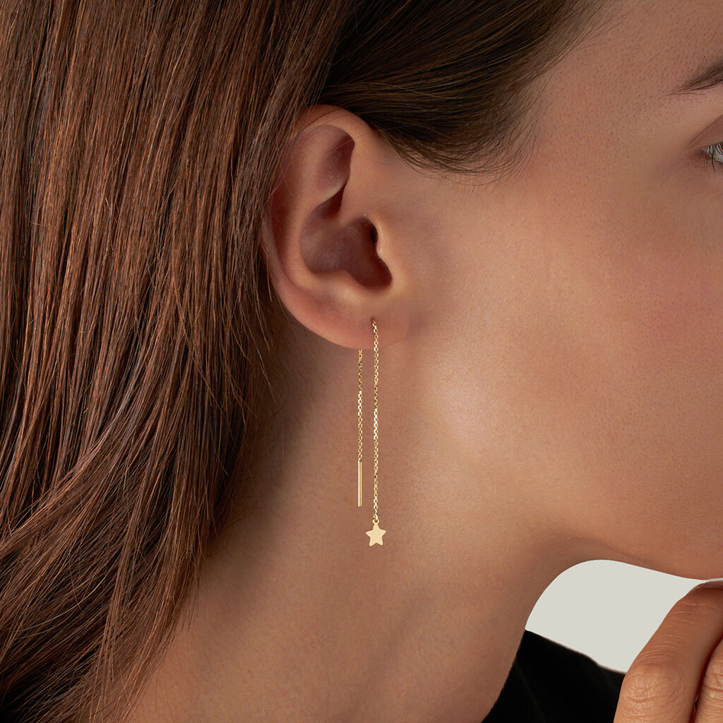 Mono Orecchino Pendente Beverly Oro Giallo - Mono Orecchino Donna | Stroili