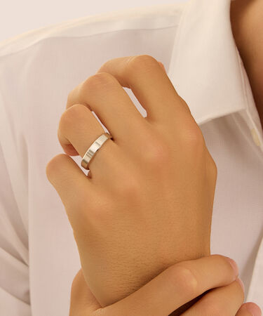 Fede Classica 4.5 mm Oro Bianco