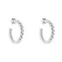 Orecchini A Cerchio Romantic Shine Metallo Cristallo