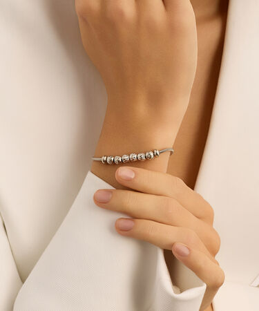 Bead Love Beats Argento Rodiato