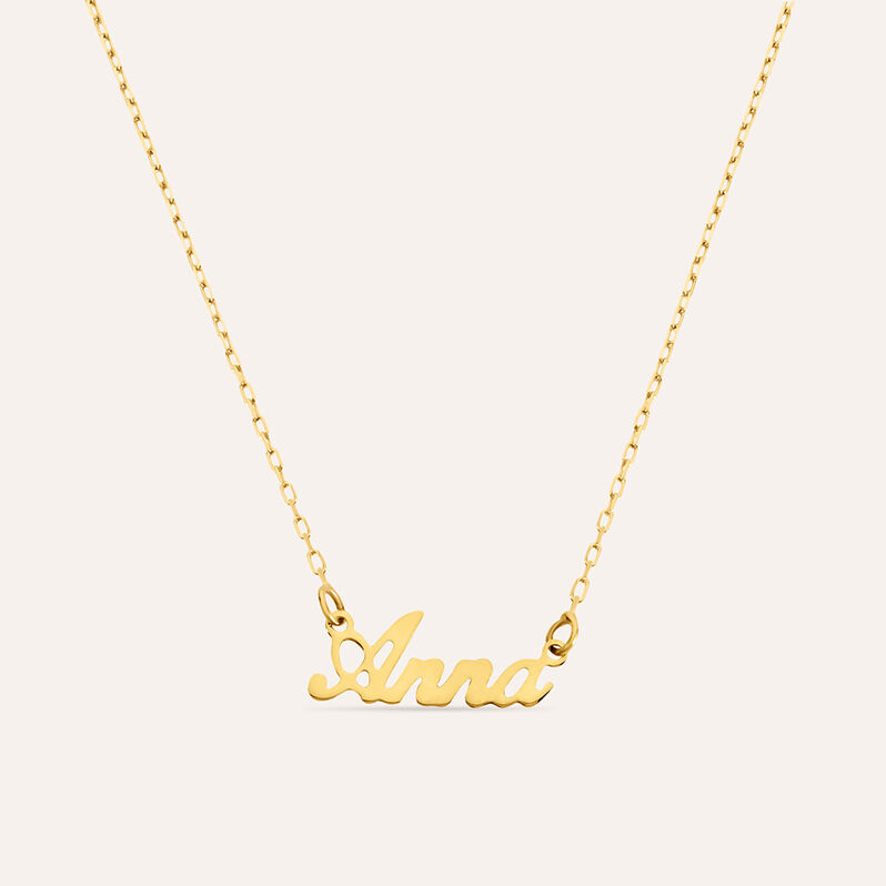 Collana Anna Gold Names Oro Giallo - Collane Unisex | Stroili
