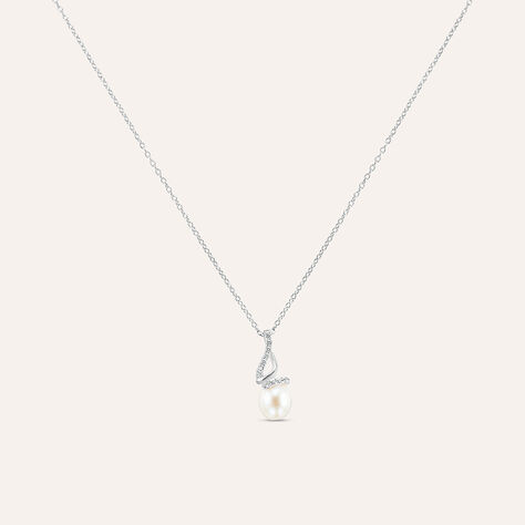 Collana Silver Pearls Argento Rodiato Cubic Zirconia - Collane Donna | Stroili