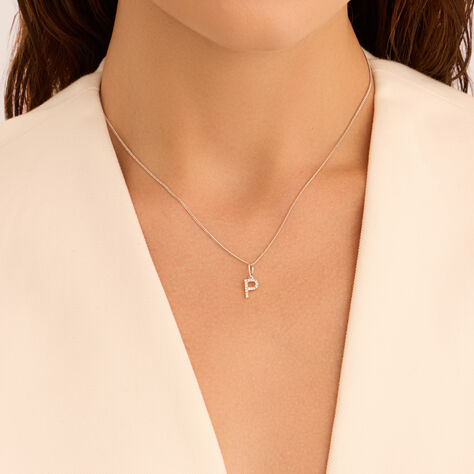 Pendente Sophia Oro Bianco Diamante - Ciondoli Donna | Stroili