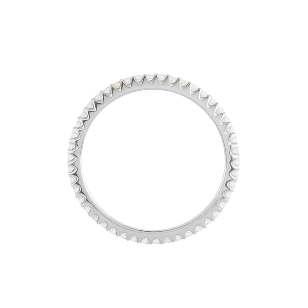 Fede Classica Eternity 1.8 mm Oro Bianco Diamante - Anelli con Incisione Donna | Stroili