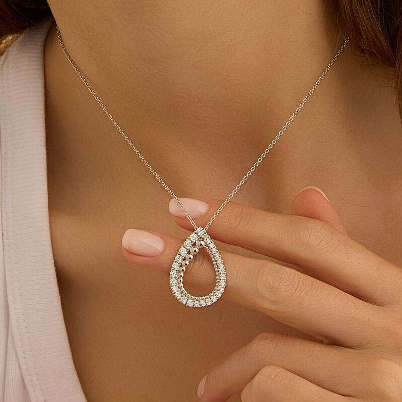 Collana Silver Shine Argento Rodiato Cubic Zirconia - Collane Donna | Stroili