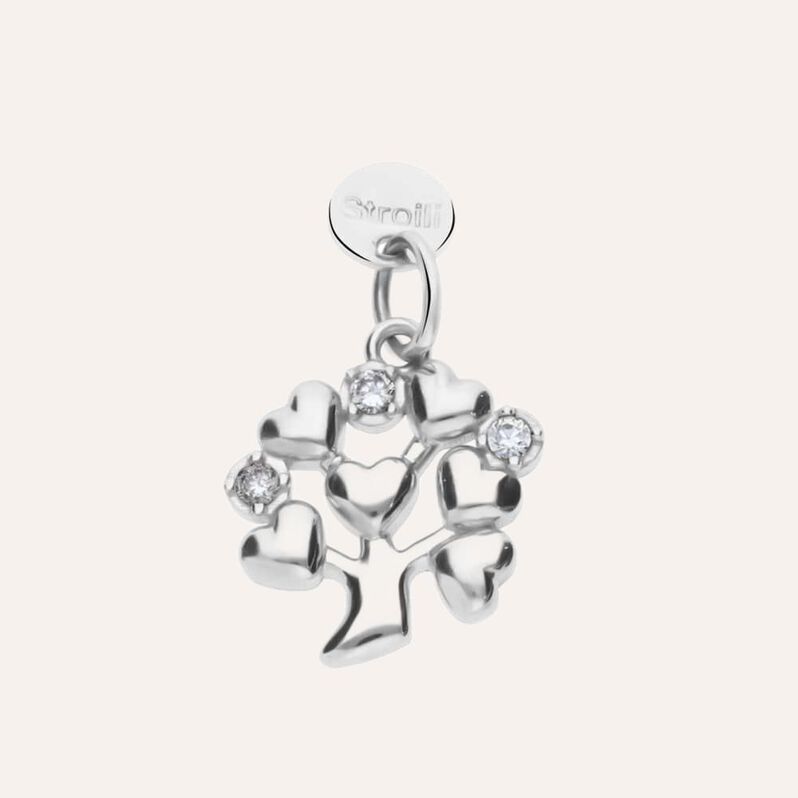Pendente Love Beats Argento Rodiato Cubic Zirconia - Ciondoli Donna | Stroili