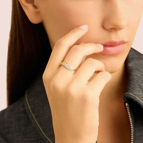 Anello Fascia Claire Oro Giallo Cubic Zirconia - Anelli Donna | Stroili