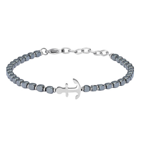 Bracciale Man Code Acciaio Ematite - Bracciali Uomo | Stroili